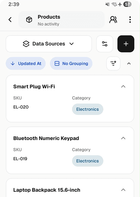 Data nyaman dilihat di smartphone
